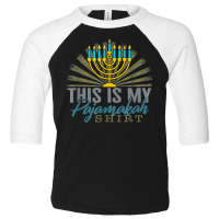 Hanukkah Thus Is My Pajamakah Hanukkah Pajama Jewish Holiday T Shirt Toddler 3/4 Sleeve Tee | Artistshot