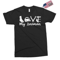 Lineworker Love My Lineman Wife Electrician Girlfriend Exclusive T-shirt | Artistshot