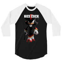 Edgehog With A Weapon 3/4 Sleeve Shirt | Artistshot