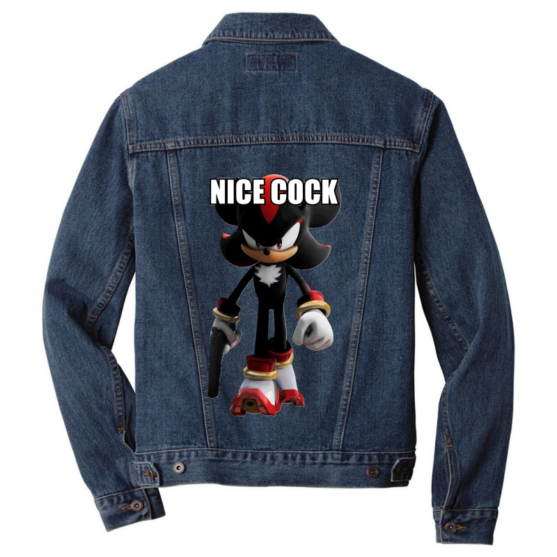 Edgehog With A Weapon Men Denim Jacket | Artistshot