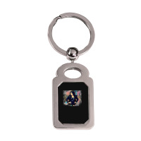 Floor Jansen Iii Classic Silver Rectangle Keychain | Artistshot