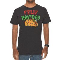 Feliz Navidad Christmas In July Mexican Taco Food Xmas Gift Vintage T-shirt | Artistshot