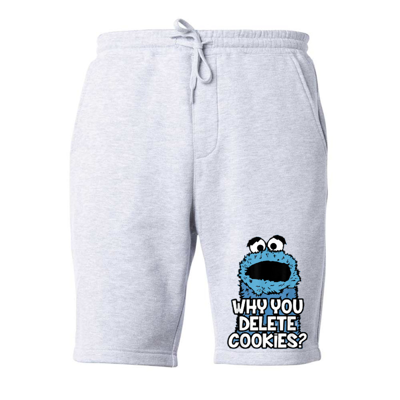 Why You Delete Cookies Random Monster Parody Sarcastic Fun T Shirt Fleece Short by cm-arts | Artistshot