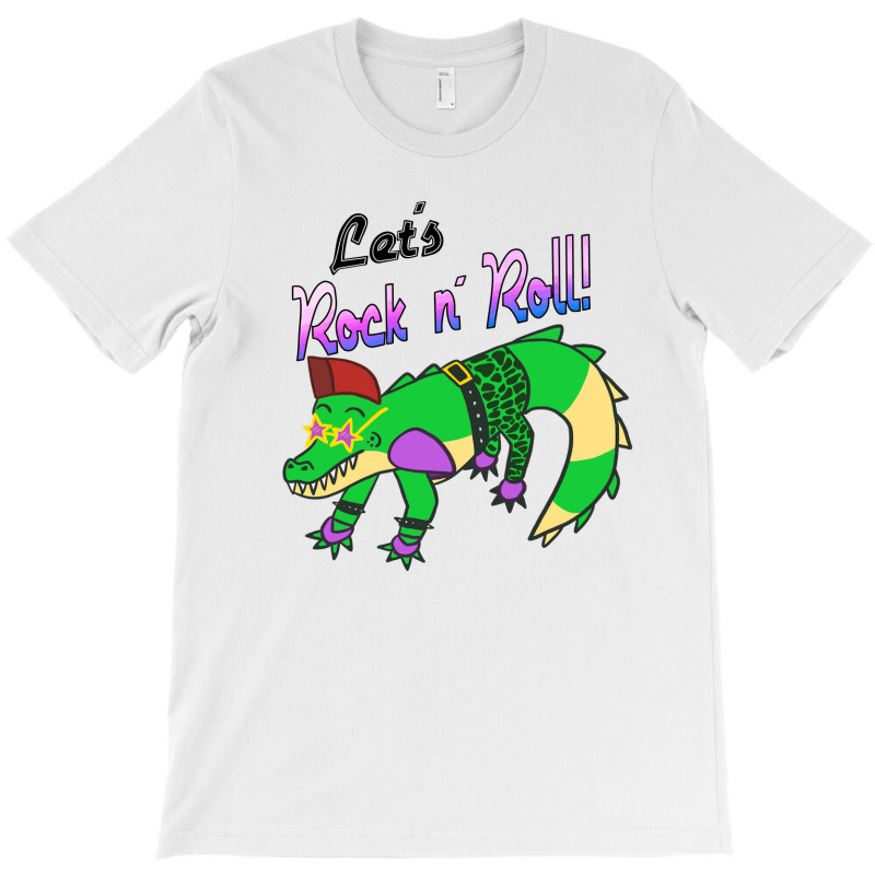 Lets Rock N Roll Croc T-Shirt by Wrip1959 | Artistshot