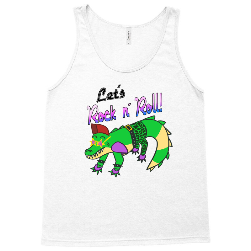 Lets Rock N Roll Croc Tank Top by Wrip1959 | Artistshot