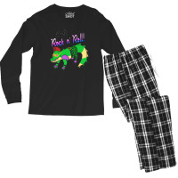 Lets Rock N Roll Croc Men's Long Sleeve Pajama Set | Artistshot