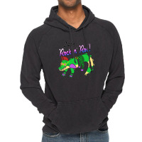 Lets Rock N Roll Croc Vintage Hoodie | Artistshot