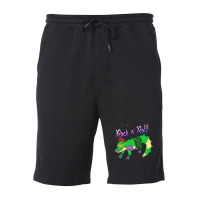 Lets Rock N Roll Croc Fleece Short | Artistshot