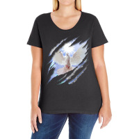 Baptism Holy Spirit White Dove Baptized Christian Ladies Curvy T-shirt | Artistshot