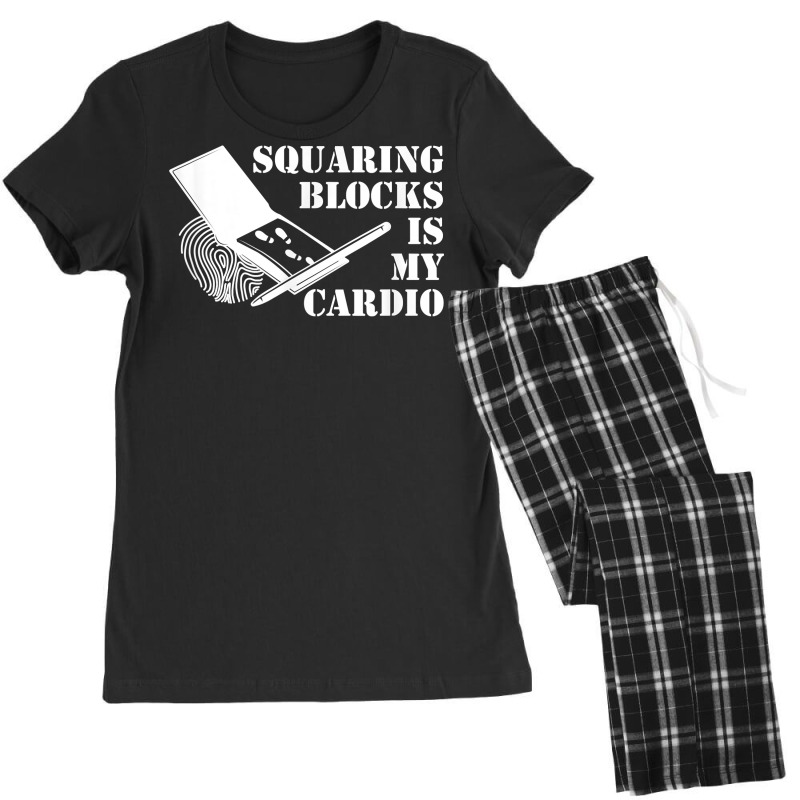 Squaring Blocks Is My Cardio, Privat Investigator T Shirt Women's Pajamas Set by cm-arts | Artistshot