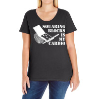 Squaring Blocks Is My Cardio, Privat Investigator T Shirt Ladies Curvy T-shirt | Artistshot