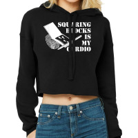 Squaring Blocks Is My Cardio, Privat Investigator T Shirt Cropped Hoodie | Artistshot