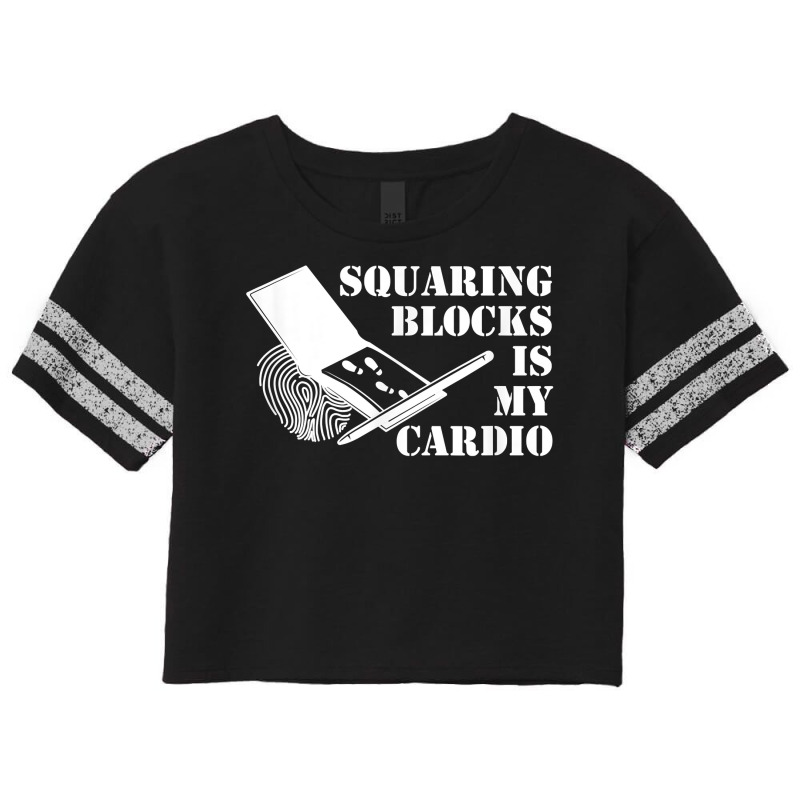 Squaring Blocks Is My Cardio, Privat Investigator T Shirt Scorecard Crop Tee by cm-arts | Artistshot