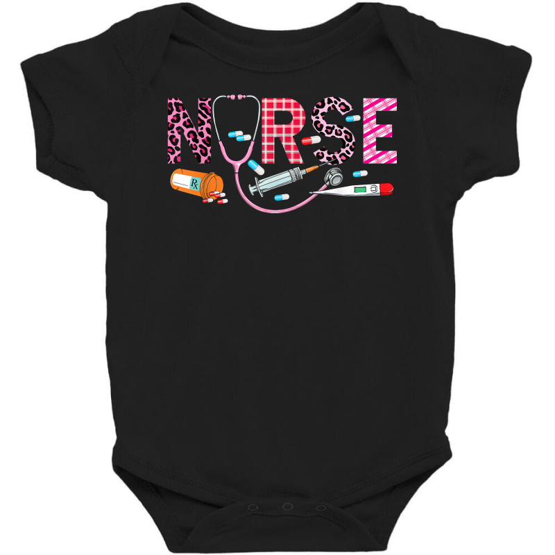 Mental Health Nurse Medical Stethoscope Nursing For Nurses Baby Bodysuit by Stunner | Artistshot