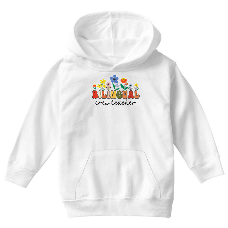 Dual Language Bilingual Crew Teacher Appreciation T Shirt Youth Hoodie by v8dycanel | Artistshot