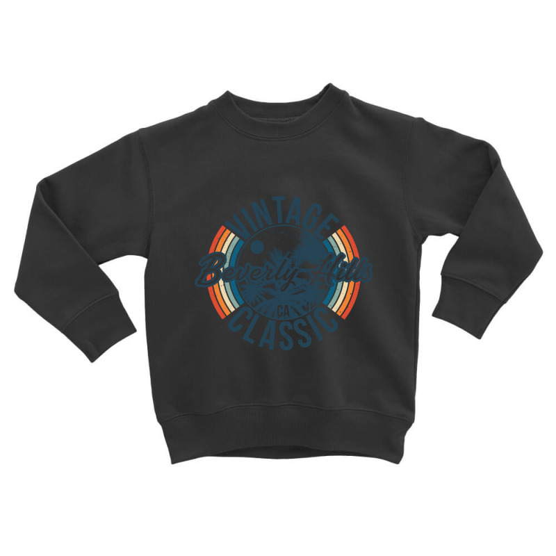 I Love Beverly Hills California Retro Vintage Classic Limited Edition Toddler Sweatshirt by hardrollsjudo | Artistshot