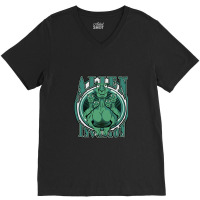 Alien Invasion V-neck Tee | Artistshot