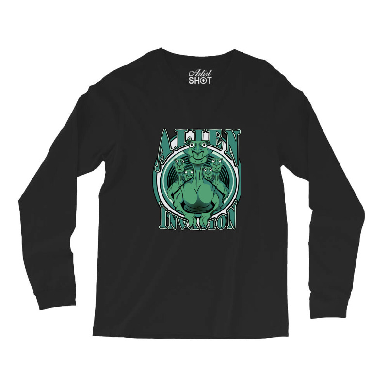 Alien Invasion Long Sleeve Shirts by DustinNewman | Artistshot