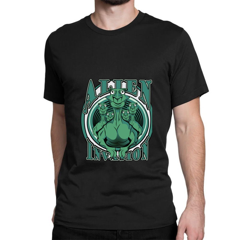 Alien Invasion Classic T-shirt by DustinNewman | Artistshot