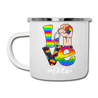 Love Er Life Nurse Lgbt Gay Pride Rainbow Flag Nursing Camper Cup | Artistshot