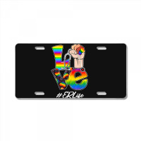 Love Er Life Nurse Lgbt Gay Pride Rainbow Flag Nursing License Plate | Artistshot