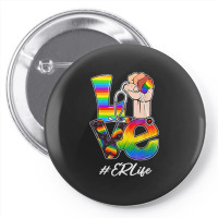 Love Er Life Nurse Lgbt Gay Pride Rainbow Flag Nursing Pin-back Button | Artistshot