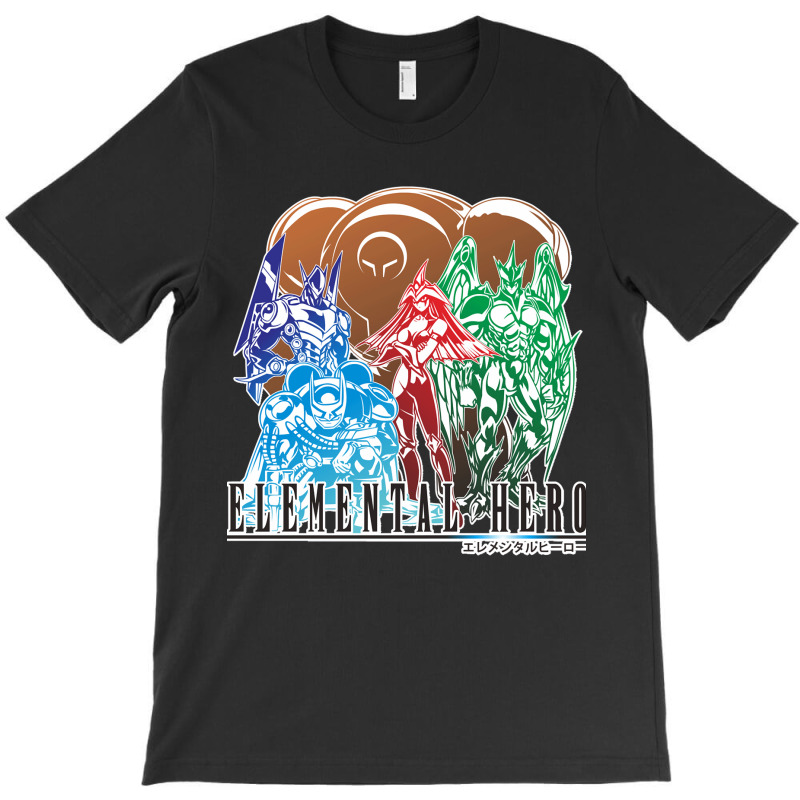 Elemental Hero In Final Fantasy Style T-shirt | Artistshot