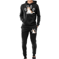 Halloween Siberian Brown Tuxedo Cat Ghosts Cat Paw T Shirt Hoodie & Jogger Set | Artistshot