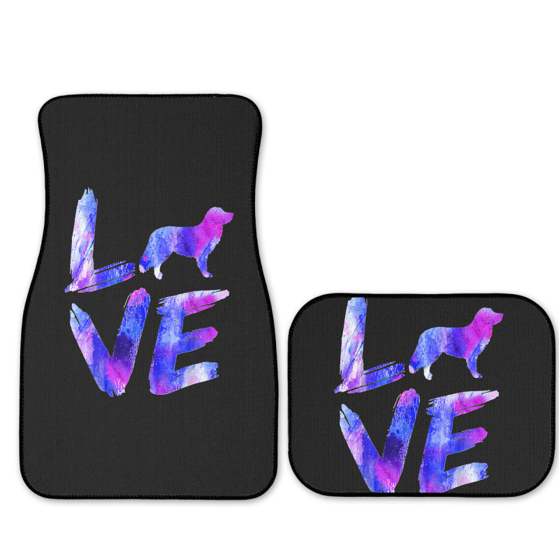 Love Nova Scotia Duck Tolling Retriever Toller Watercolor Bl Full Set Car Mats | Artistshot