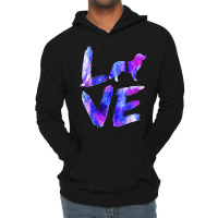 Love Nova Scotia Duck Tolling Retriever Toller Watercolor Bl Lightweight Hoodie | Artistshot