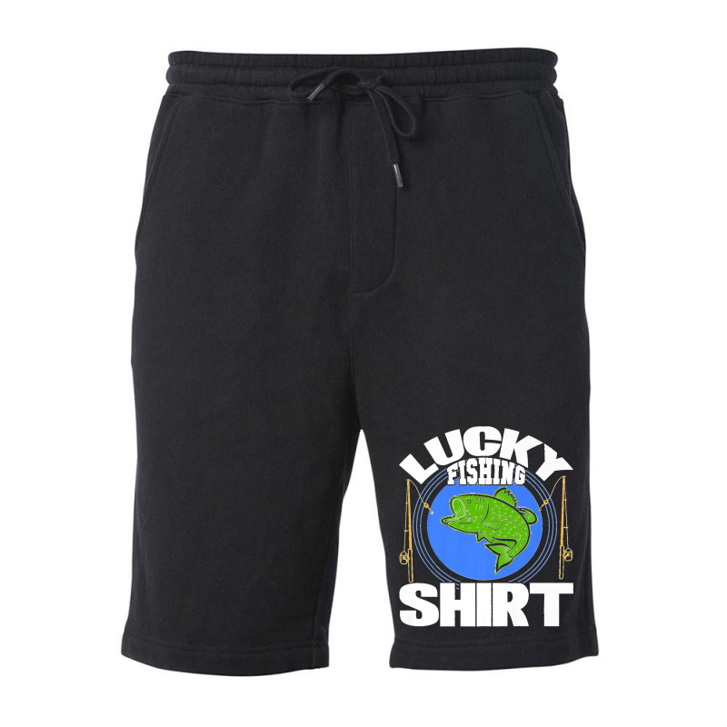 Lucky Fishing Funny Fisherman Fish Premium Fleece Short | Artistshot