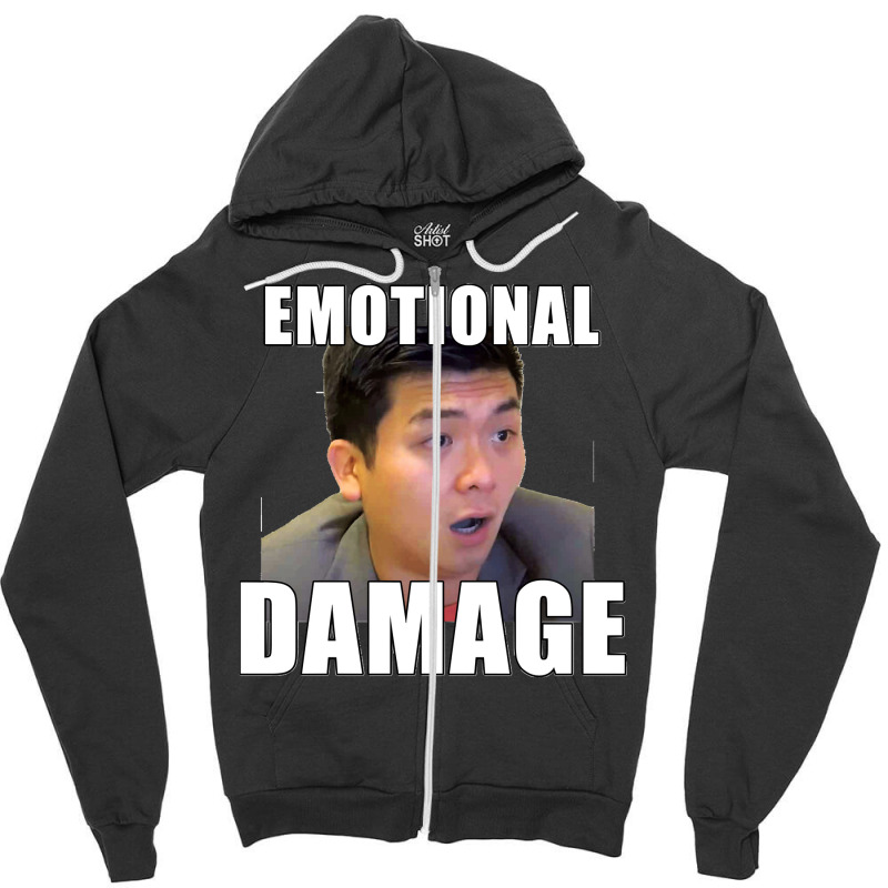 Emotional Damage Meme Zipper Hoodie | Artistshot