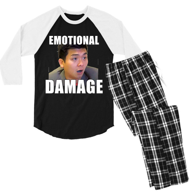 Emotional Damage Meme Men's 3/4 Sleeve Pajama Set | Artistshot