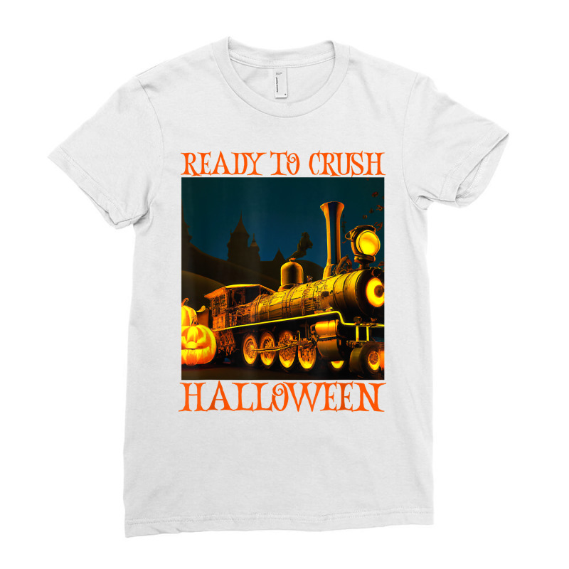 Funny Train Wagon Railroad Halloween Costume Boys Men Gift T Shirt Ladies Fitted T-Shirt by netumuqaevae | Artistshot