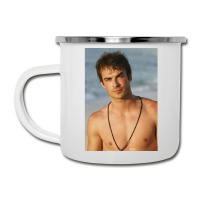 Ian Somerhalder Shirtless Camper Cup | Artistshot