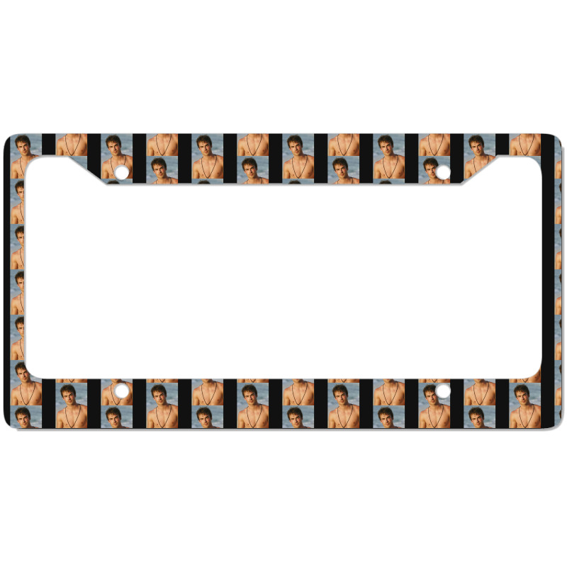 Ian Somerhalder Shirtless License Plate Frame | Artistshot