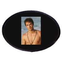 Ian Somerhalder Shirtless Oval Patch | Artistshot