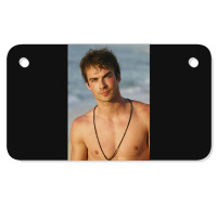 Ian Somerhalder Shirtless Motorcycle License Plate | Artistshot