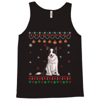 Border Collie Dog Ugly Xmas Design Matching Ugly Christmas Tank Top | Artistshot