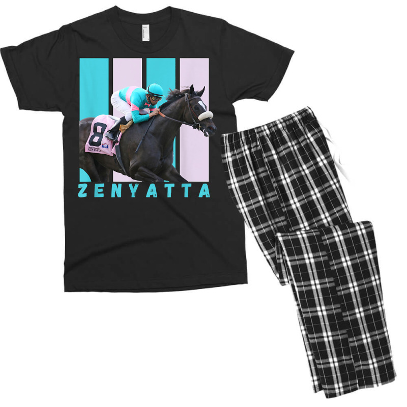 Zenyatta Horse, Thoroughbred, Santa Anita, Del Mar T Shirt Men's T-shirt Pajama Set by cm-arts | Artistshot