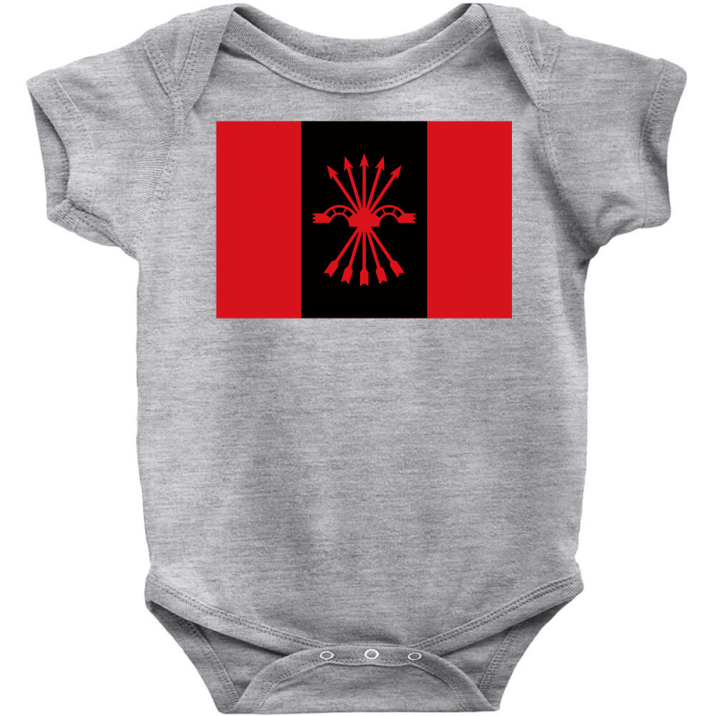 Falange Movement Flag Long Sleeve T Shirt Baby Bodysuit by tebaekivoti | Artistshot