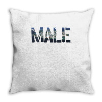 Womens Male City Maldives Souvenir Gift For Men Women V Neck T Shirt Throw Pillow | Artistshot