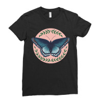 Butterfly Limenitis Arthemis Butterfly Illustration Ladies Fitted T-shirt | Artistshot