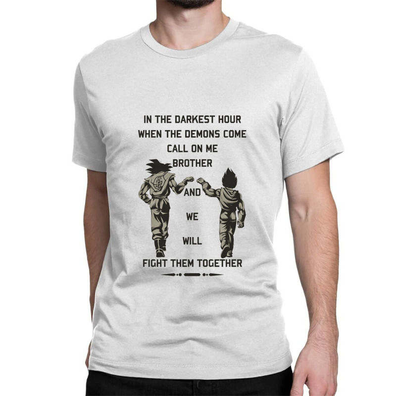 Vintage In The Darkest Hour When The Demons Come Call On Me Brother An Classic T-shirt by JacePatton | Artistshot