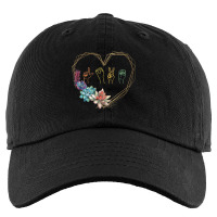 Love Sign Language Floral Heart Asl Valentine's Day Kids Cap | Artistshot