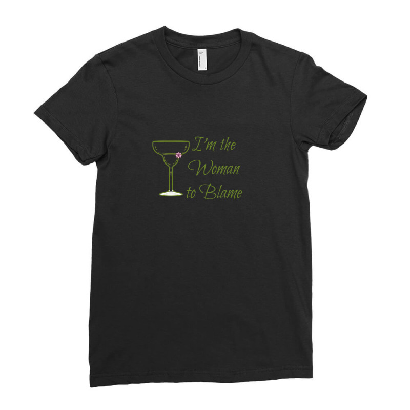 Woman To Blame Ladies Fitted T-Shirt by DebraAnderson | Artistshot