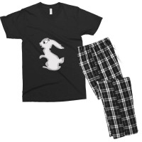 Eating Rabbit Cartoon Animals Causes Pandemics T-shirts Collection Wit Men's T-shirt Pajama Set | Artistshot