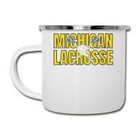 Womens Michigan Lacrosse Helmet Mi Lax The Wolverine State Gift V Neck Camper Cup | Artistshot