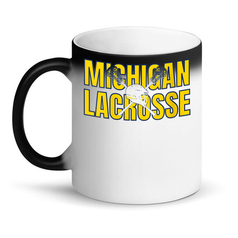 Womens Michigan Lacrosse Helmet Mi Lax The Wolverine State Gift V Neck Magic Mug | Artistshot