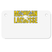 Womens Michigan Lacrosse Helmet Mi Lax The Wolverine State Gift V Neck Motorcycle License Plate | Artistshot